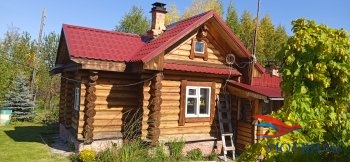 Бревенчатый дом в СНТ Ветеран в Долгопрудном - dolgoprudnyj.yutvil.ru - фото 1
